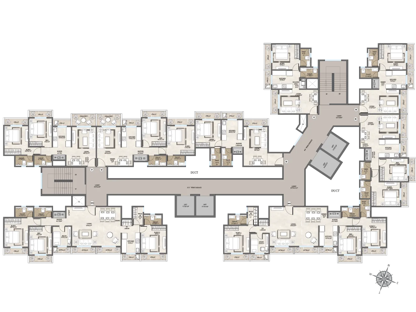 2, 3 & 4 BHK Flats for Sale in Virar West, flats for sale in Virar West