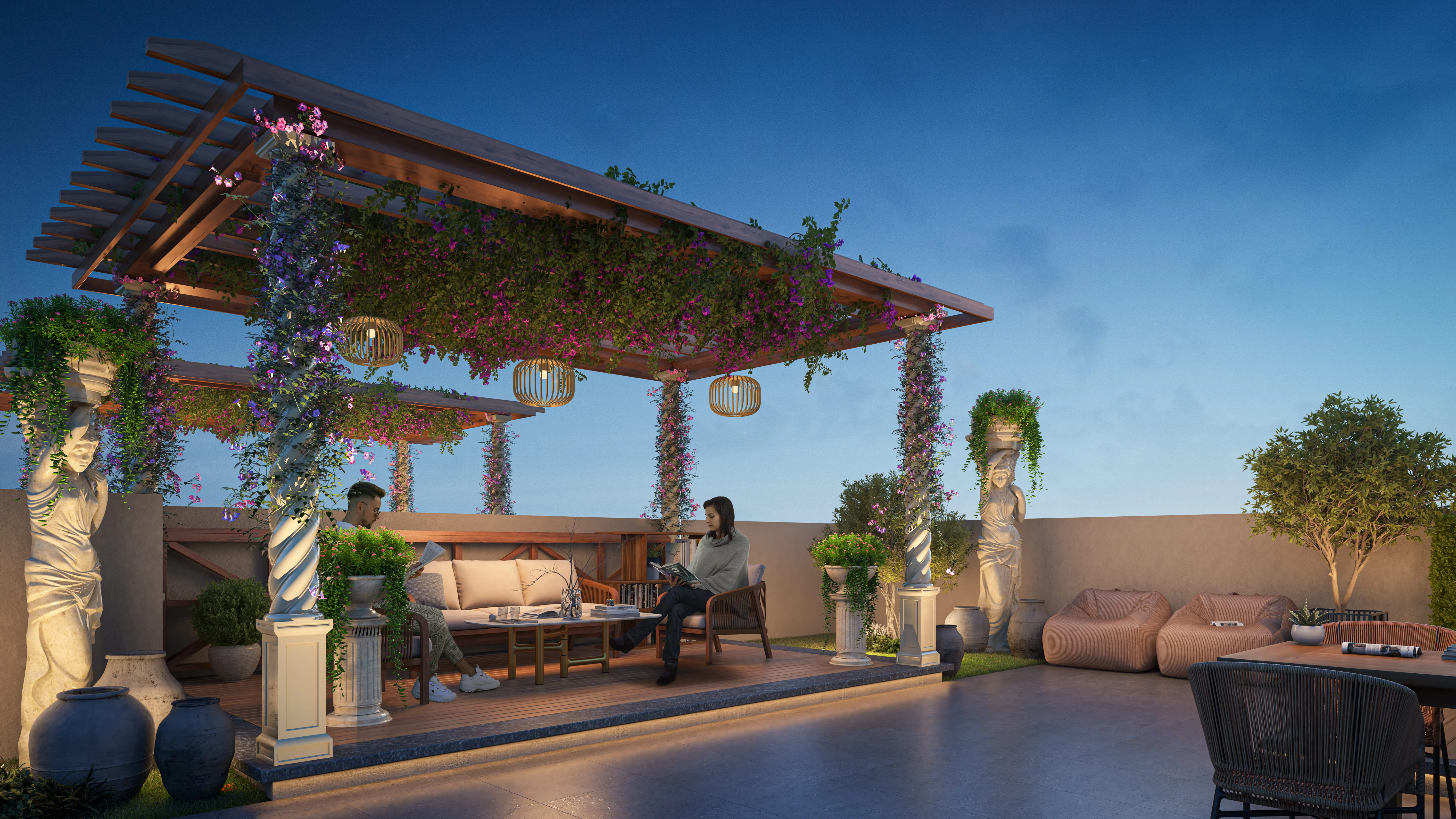 reading area in residential complex in Virar West, reading area in apartments in Virar West